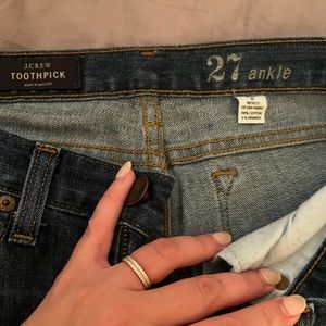 J crew toothpick denim